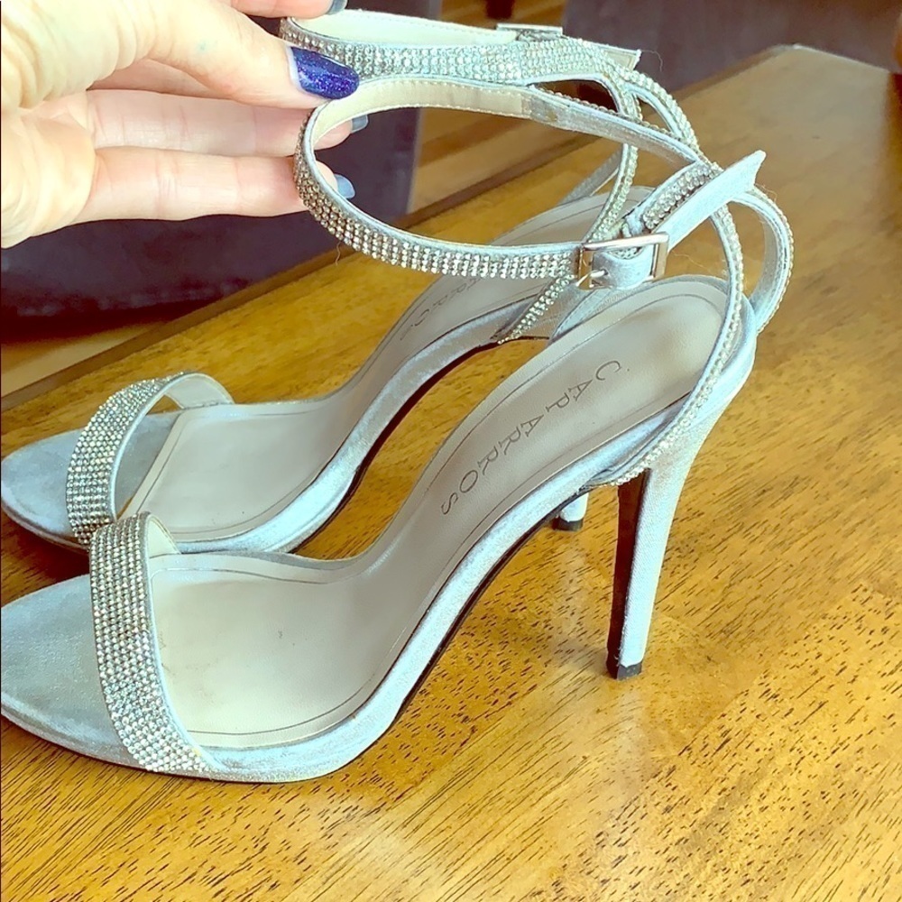 Rhinestone strapy heels 💎💎💎